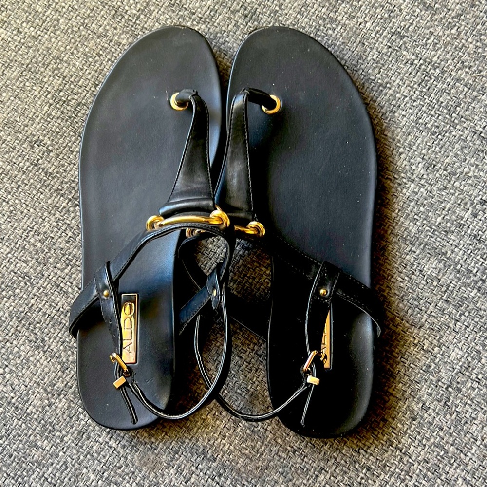 Aldo black sandals
